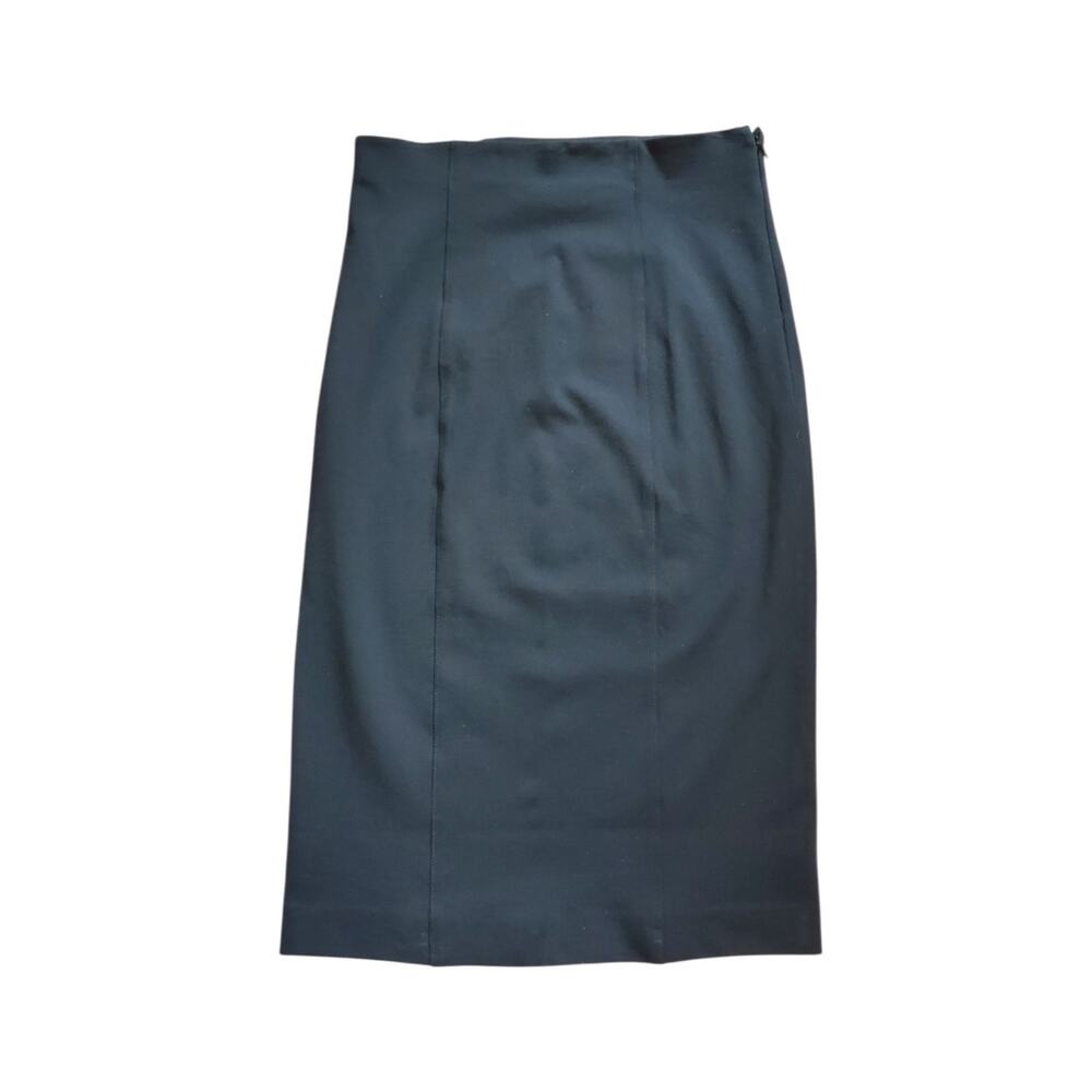 Vince Black Viscose Stretchy Professional Midi Pencil Skirt, Women's Size 10